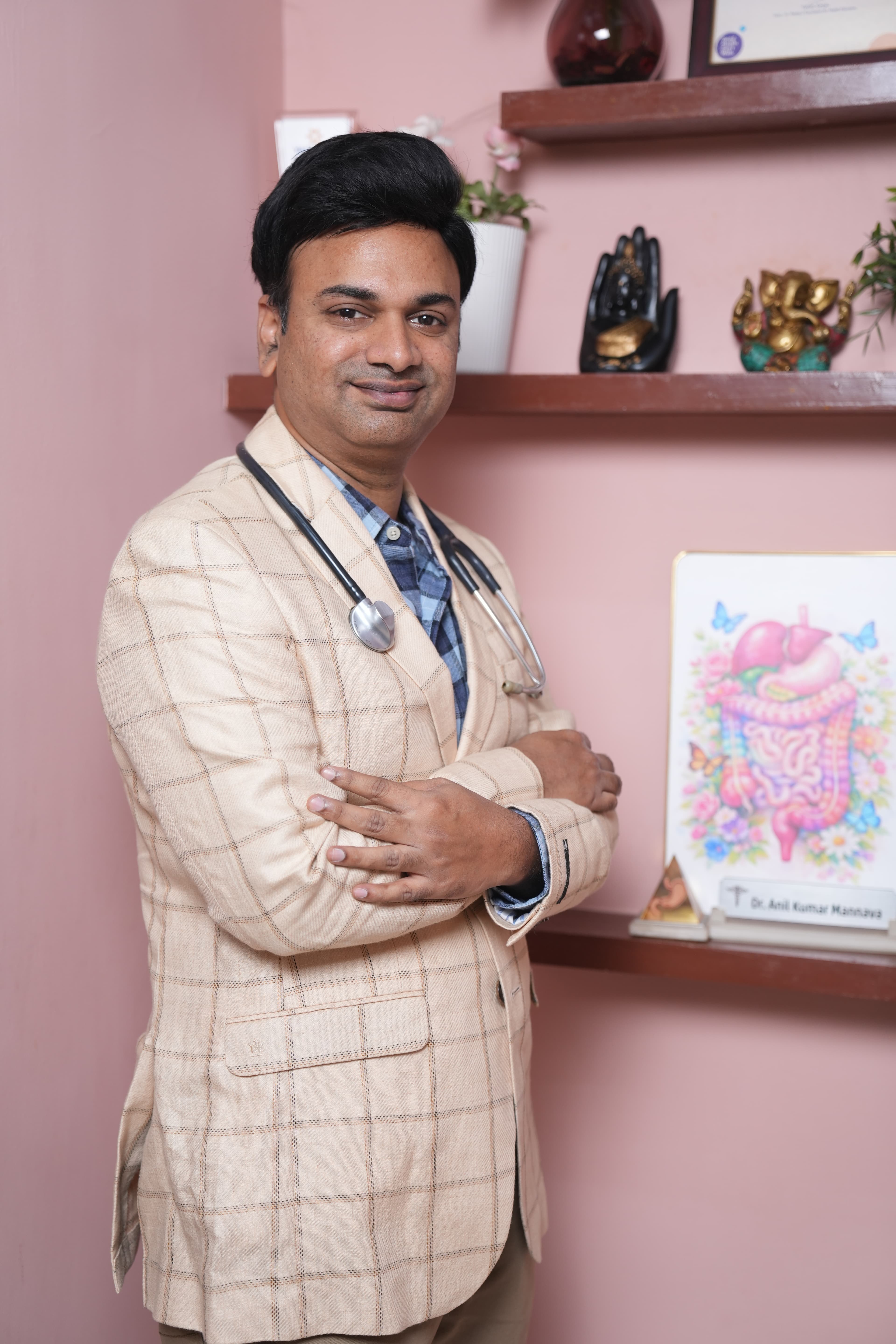 Dr. Anil Kumar Mannava, gastroenterologist, at Elite Gastro and Liver Clinic in Hyderabad